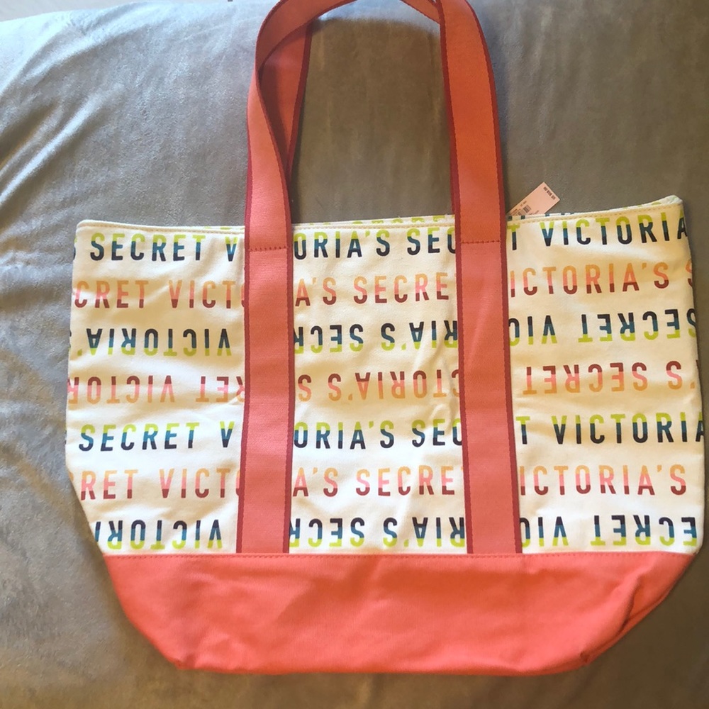 🆕Victoria’s Secret multi colored tote